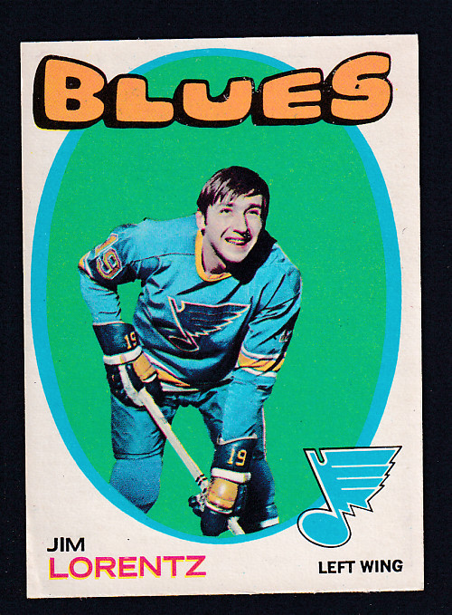 1971-72 O-PEE-CHEE HOCKEY CARD #227 J. LORENTZ photo