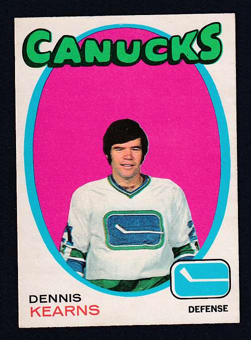 1971-72 O-PEE-CHEE HOCKEY CARD #231 D. KEARNS photo