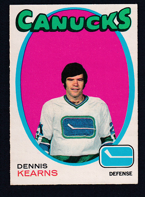 1971-72 O-PEE-CHEE HOCKEY CARD #231 D. KEARNS photo