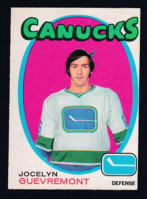 1971-72 O-PEE-CHEE HOCKEY CARD #232 J. GUEVREMONT photo