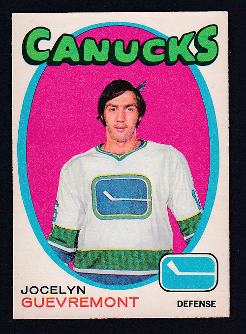 1971-72 O-PEE-CHEE HOCKEY CARD #232 J. GUEVREMONT photo