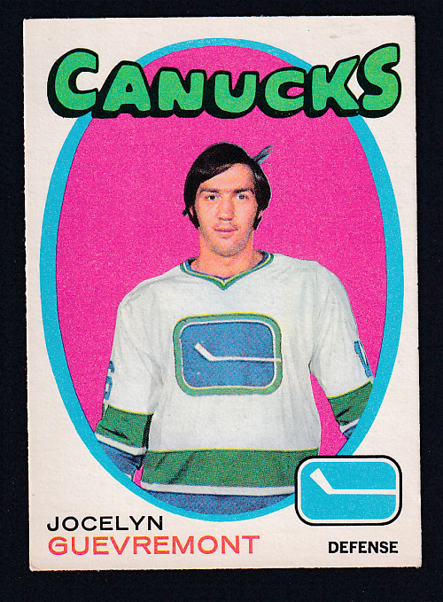 1971-72 O-PEE-CHEE HOCKEY CARD #232 J. GUEVREMONT photo