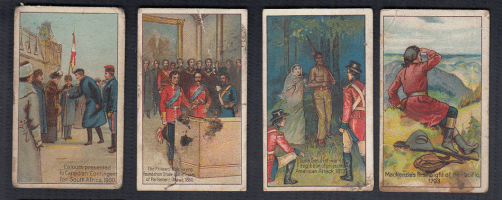 1910'S IMPERIAL TOBACCO CANADIAN HISTORY CARD FULL SET 50/50 photo
