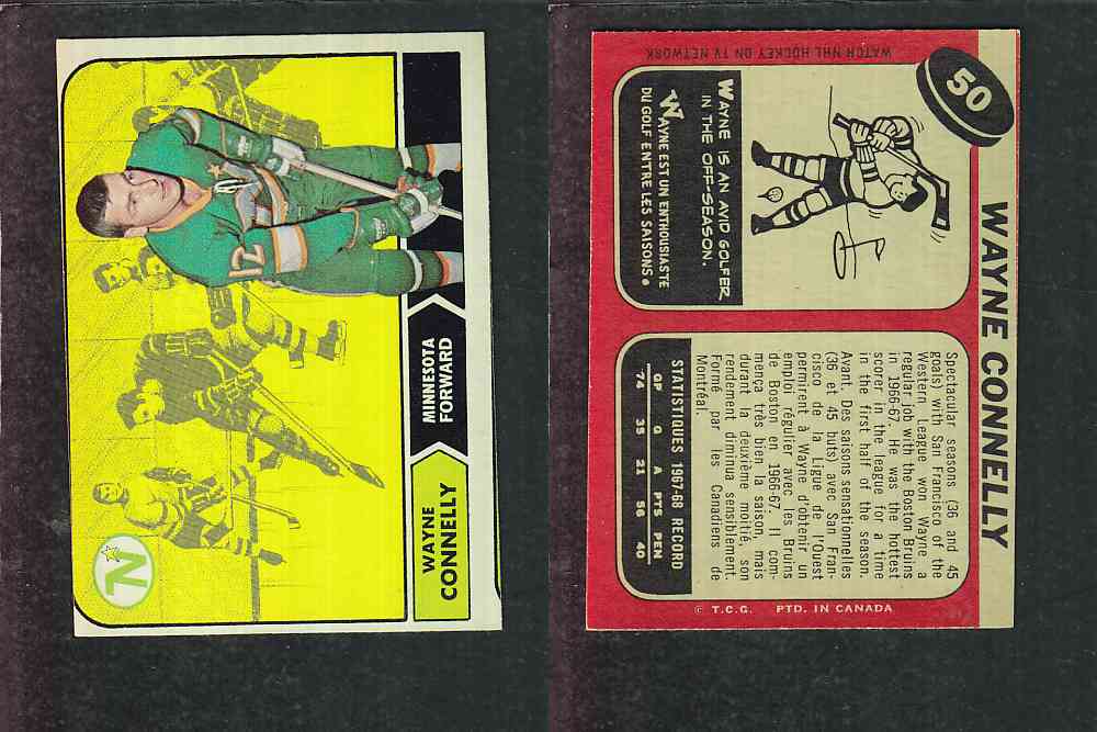 1968-69 O-PEE-CHEE HOCKEY CARD #50 W. CONNELLY photo