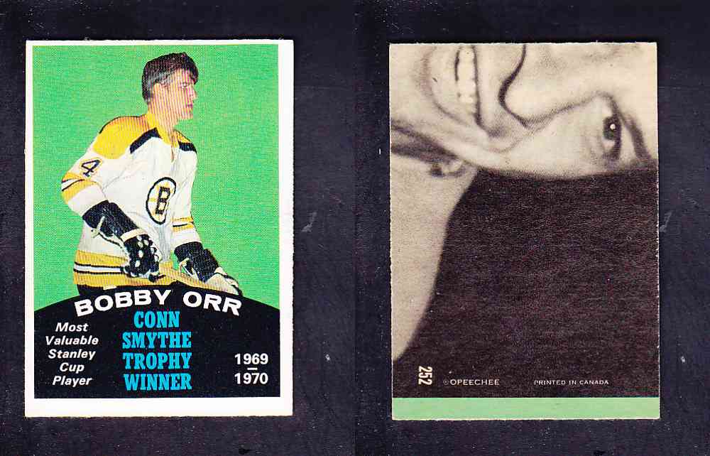 CS34136829 :: 1970-71 O-PEE-CHEE HOCKEY CARD #252 B. ORR - CAPITAL ...