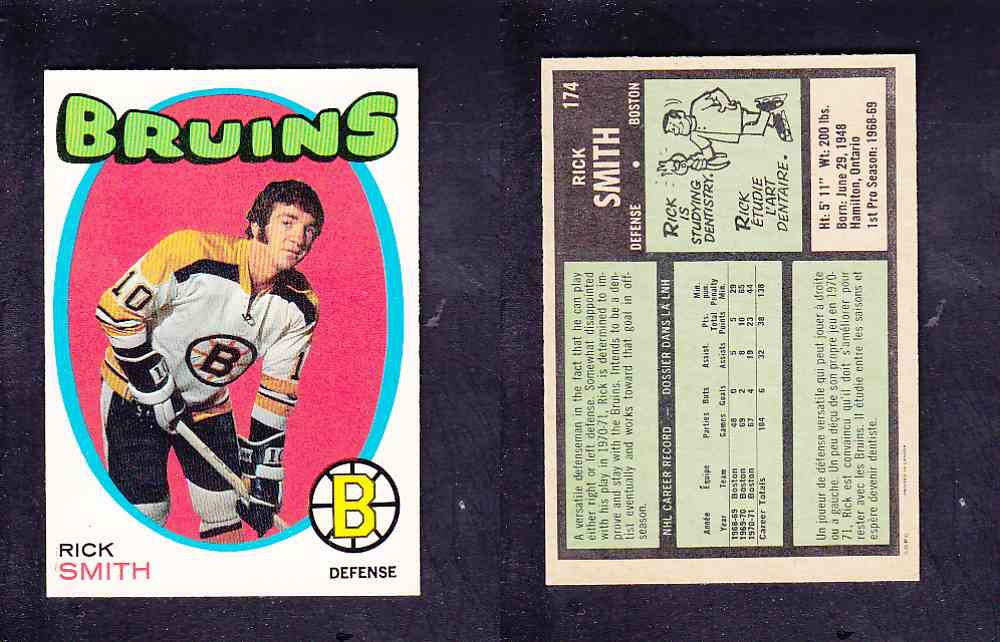 1971-72 O-PEE-CHEE HOCKEY CARD #174 R. SMITH photo