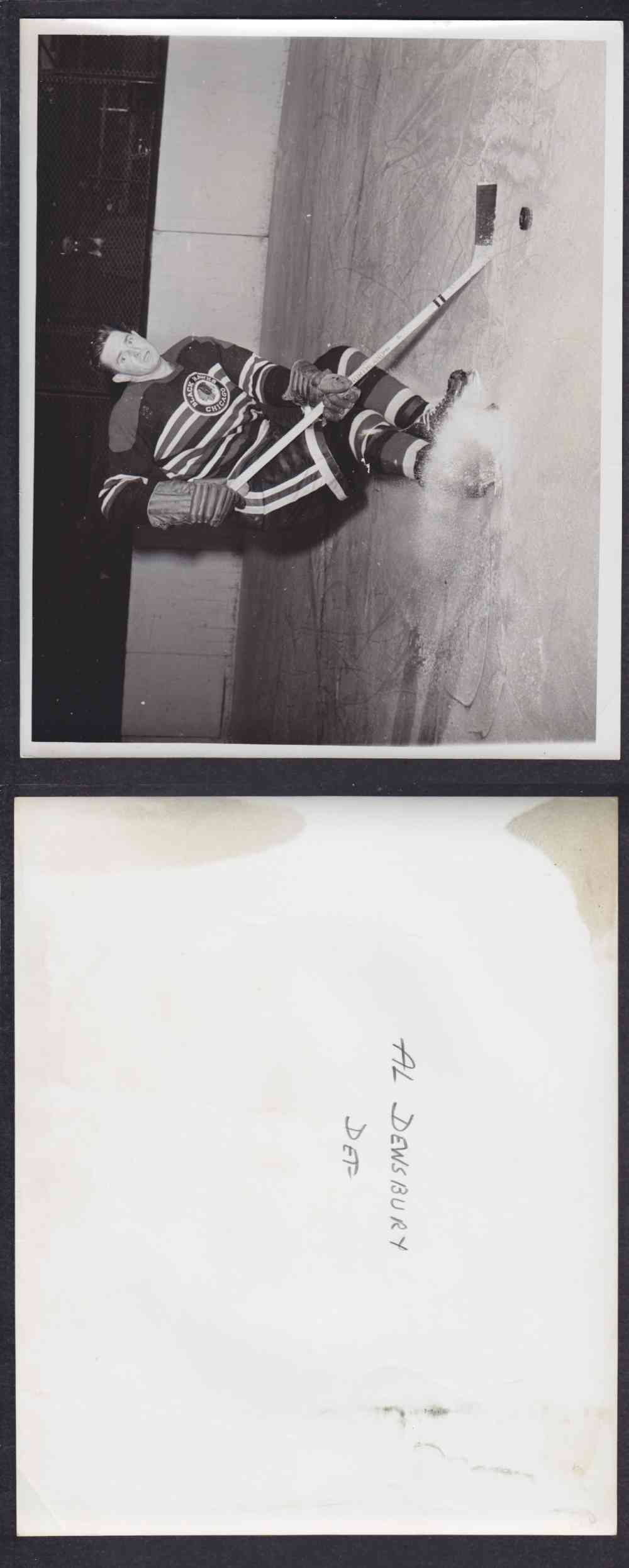 1950'S CHICAGO BLACKHAWKS PHOTO A. DEWSBURRY photo