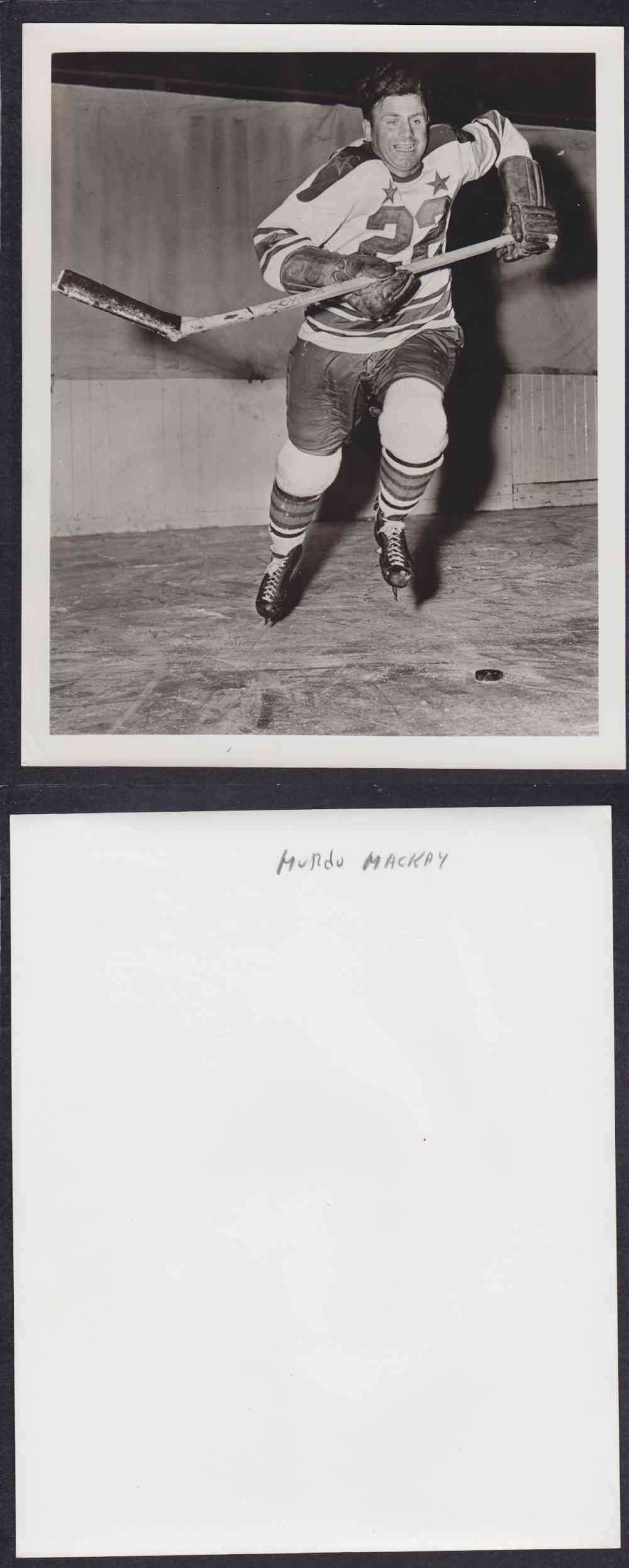 1950'S CLEVELAND BARONS PHOTO M. MACKAY photo