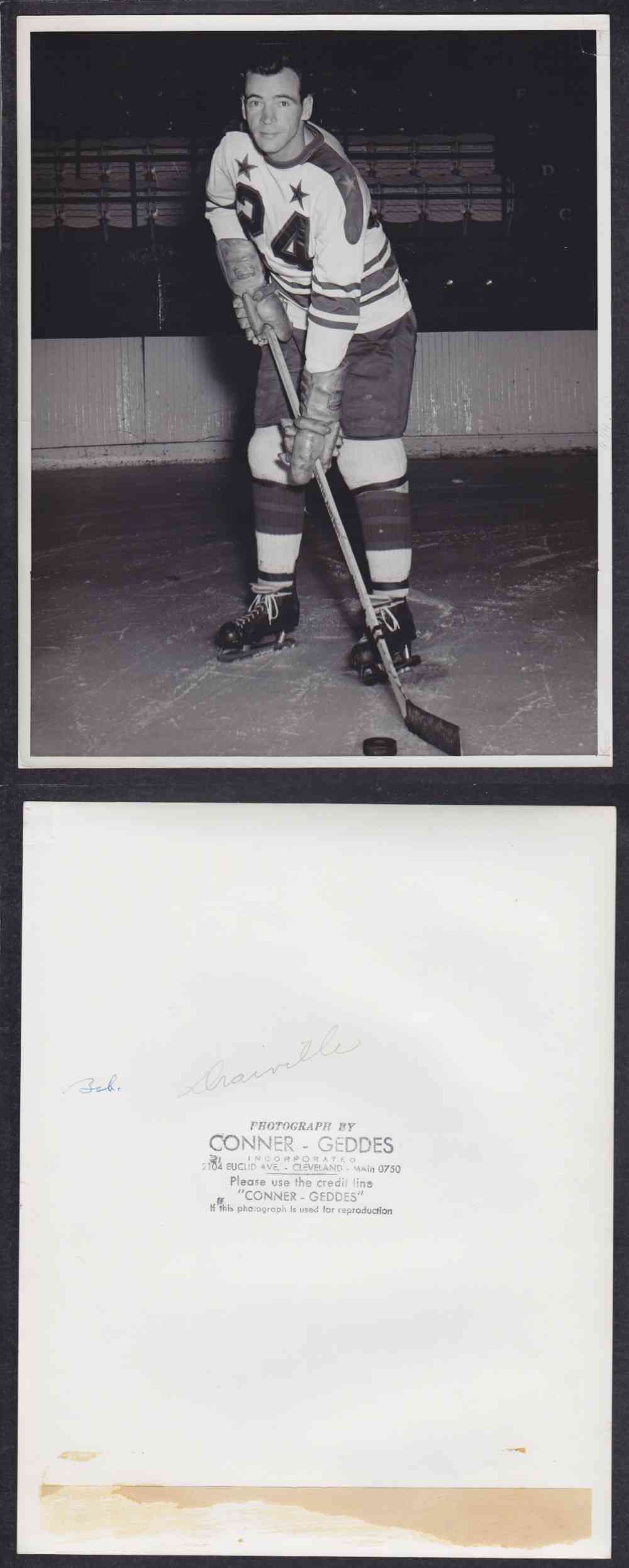 1950'S CLEVELAND BARONS PHOTO B. DRAINVILLE photo
