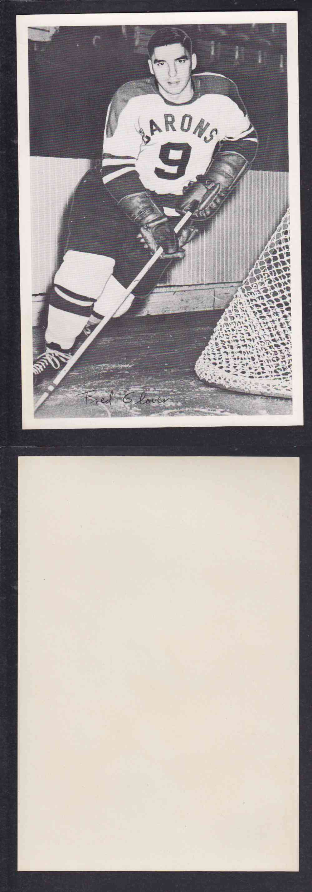 1950'S CLEVELAND BARONS PHOTO F. GLOVER photo