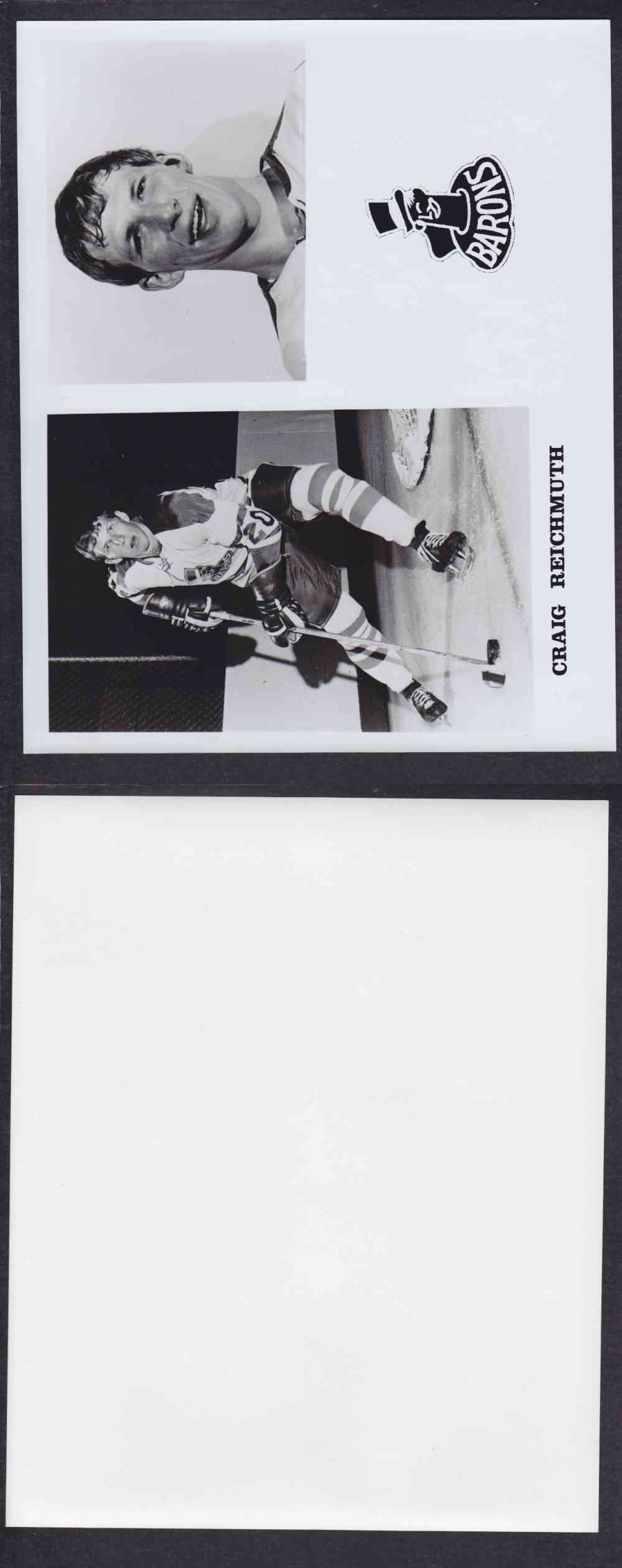 1960'S CLEVELAND BARONS PHOTO G. REICHMUTH photo
