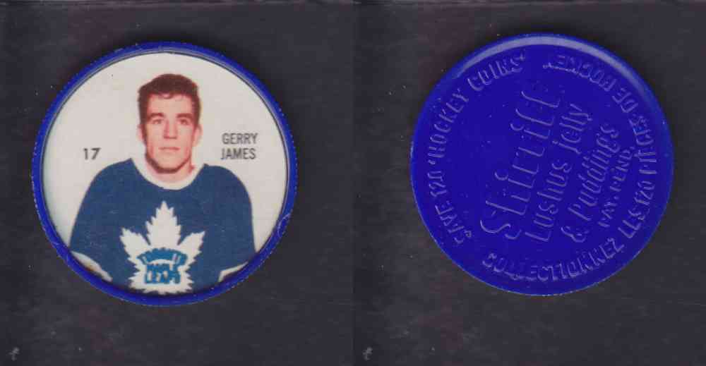 1960-61 SHIRRIFF HOCKEY COIN  #17  G. JAMES photo