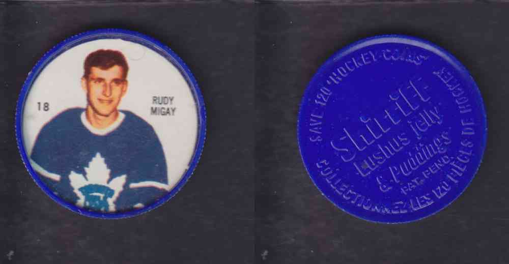 1960-61 SHIRRIFF HOCKEY COIN  #18  R. MIGAY photo