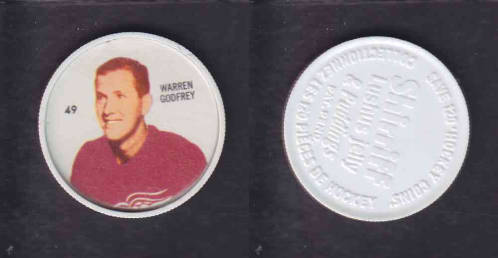 1960-61 SHIRRIFF HOCKEY COIN  #49  W. GODFREY photo