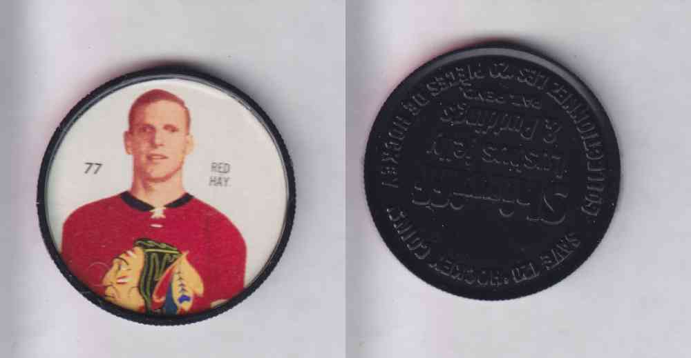 1960-61 SHIRRIFF HOCKEY COIN  #77  R. HAY photo