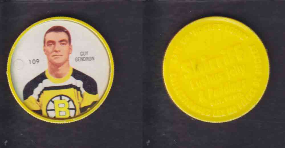 1960-61 SHIRRIFF HOCKEY COIN  #109  G. GENDRON photo