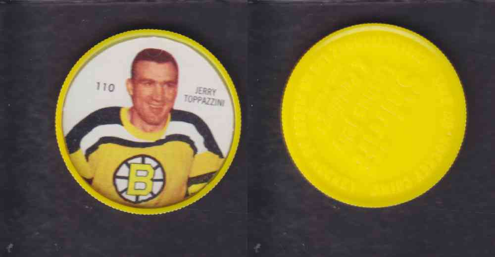 1960-61 SHIRRIFF HOCKEY COIN  #110  J. TOPPAZZINI photo