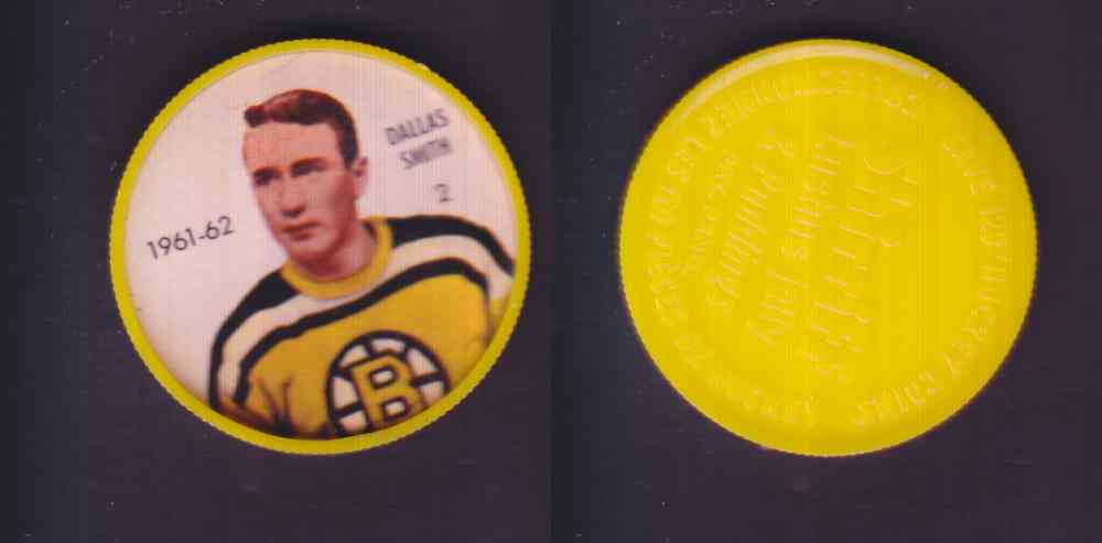 1961-62 SHIRRIFF SALADA HOCKEY COIN #2  D. SMITH photo