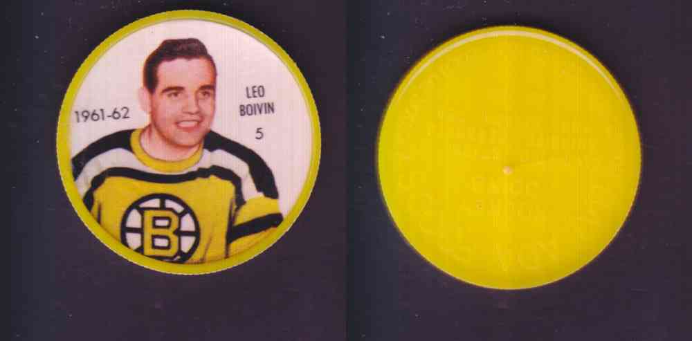 1961-62 SHIRRIFF SALADA HOCKEY COIN #5  L. BOIVIN photo