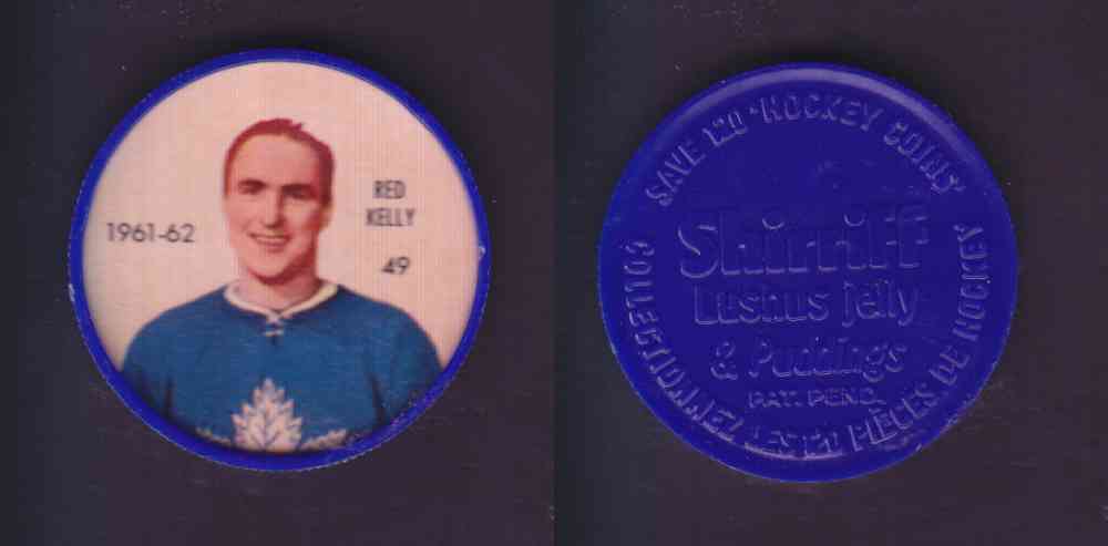 1961-62 SHIRRIFF SALADA HOCKEY COIN #49  R. KELLY photo