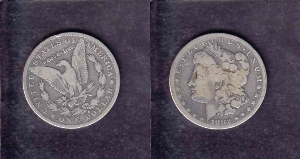 1882-S UNITED STATES 1$ .800 MORGAN DOLLAR photo