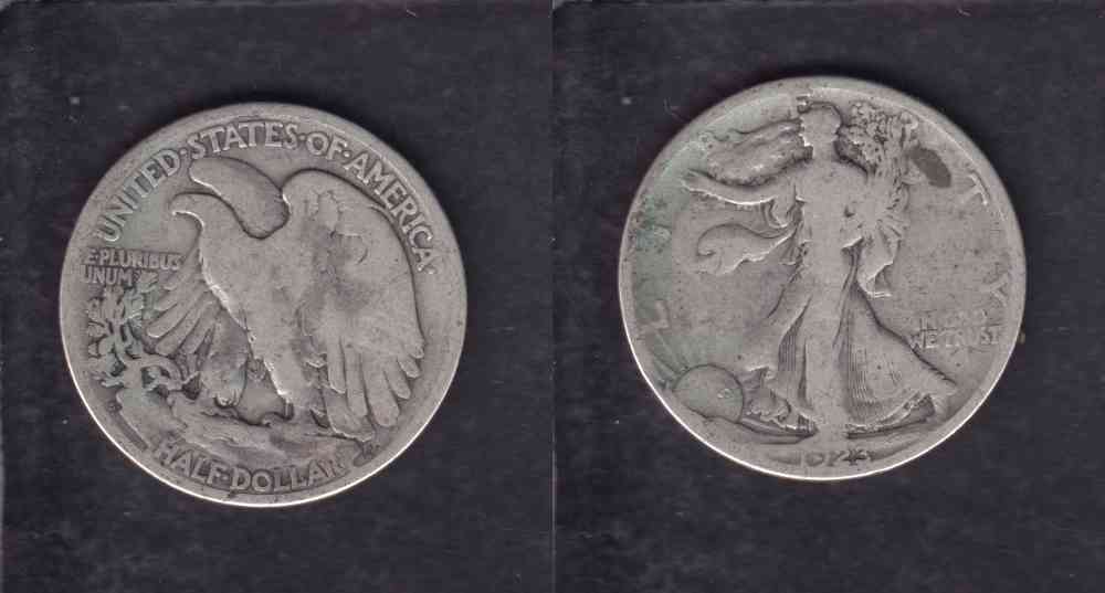 1923-S UNITED STATES .50 CENTS 900. LIBERTY WALKING HALF DOLLAR photo