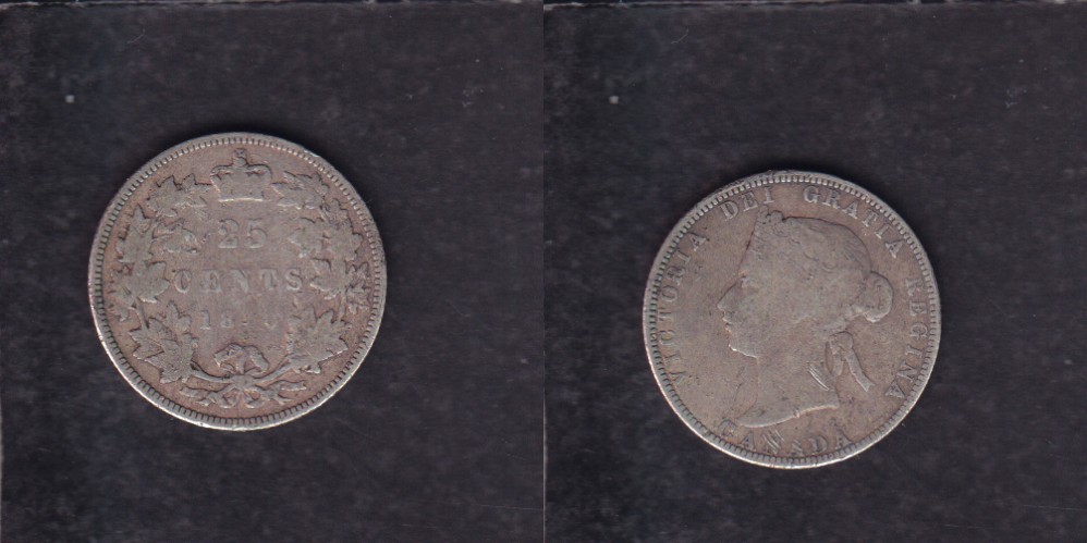 1870 CANADA 0.25$ CENTS SILVER COIN photo 1870 CANADA 0.25$ CENTS SILVER COIN photo