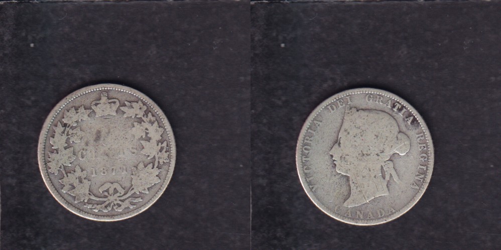 1871 CANADA 0.25$ CENTS SILVER COIN photo 1871 CANADA 0.25$ CENTS SILVER COIN photo