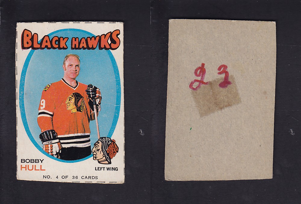 1971-72 BAZOOKA HOCKEY CARD #4 B. HULL photo