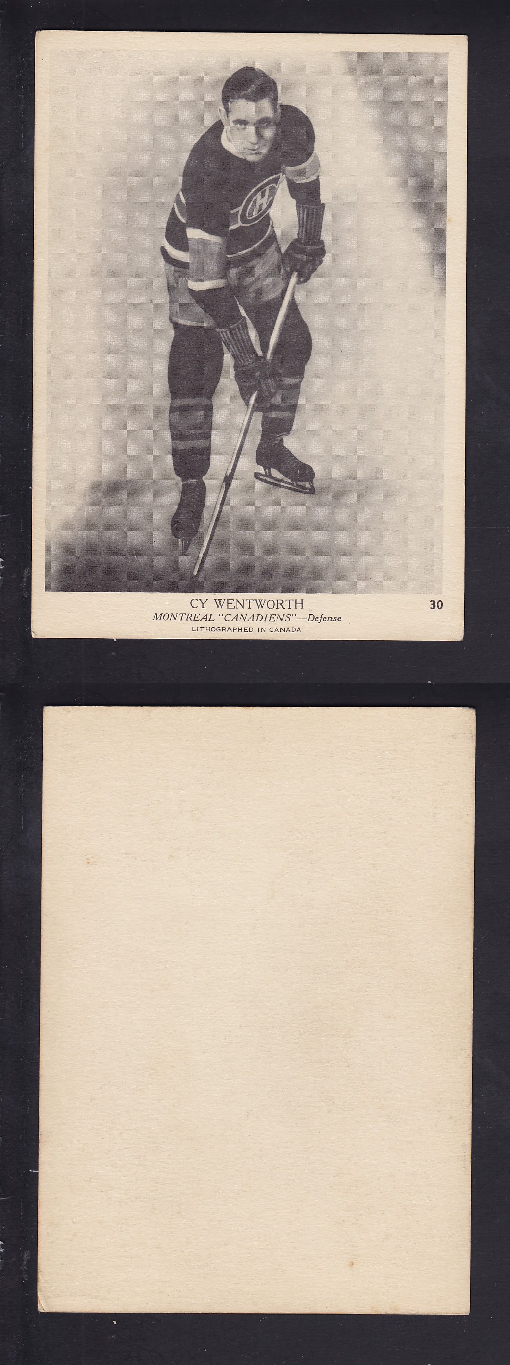 1939-40 O-PEE-CHEE HOCKEY CARD #34 A. COULTER photo