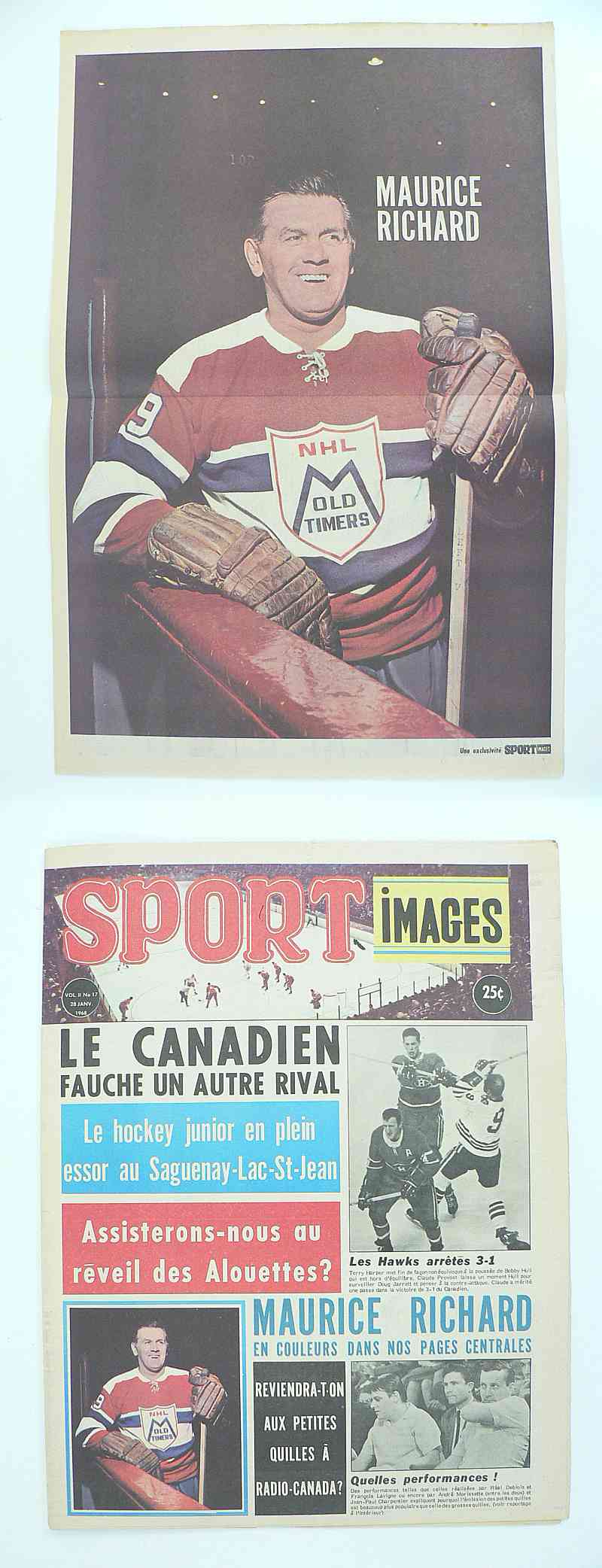 1968 SPORT IMAGES FULL MAGAZINE M.RICHARD POSTER photo