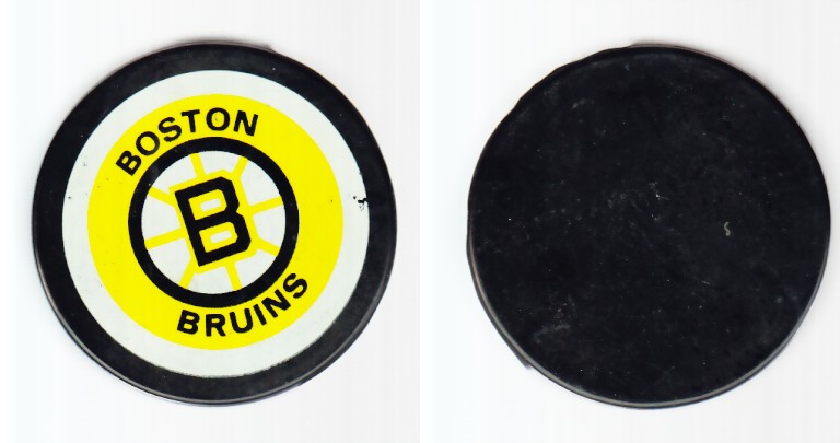 1976-83 NHL VICEROY BOSTON BRUINS GAME PUCK photo