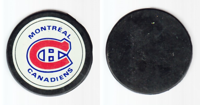 1980-87 NHL VICEROY MONTREAL CANADIENS PUCK photo