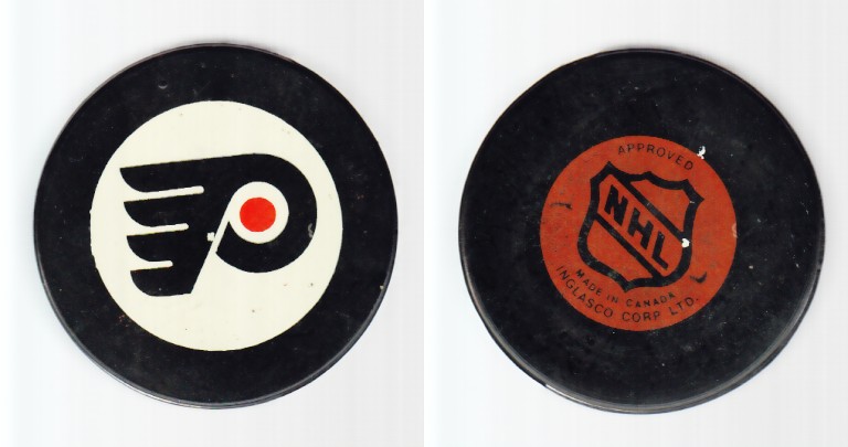 1979-80 NHL BILTRITE PHILADELPHIA FLYERS GAME PUCK photo