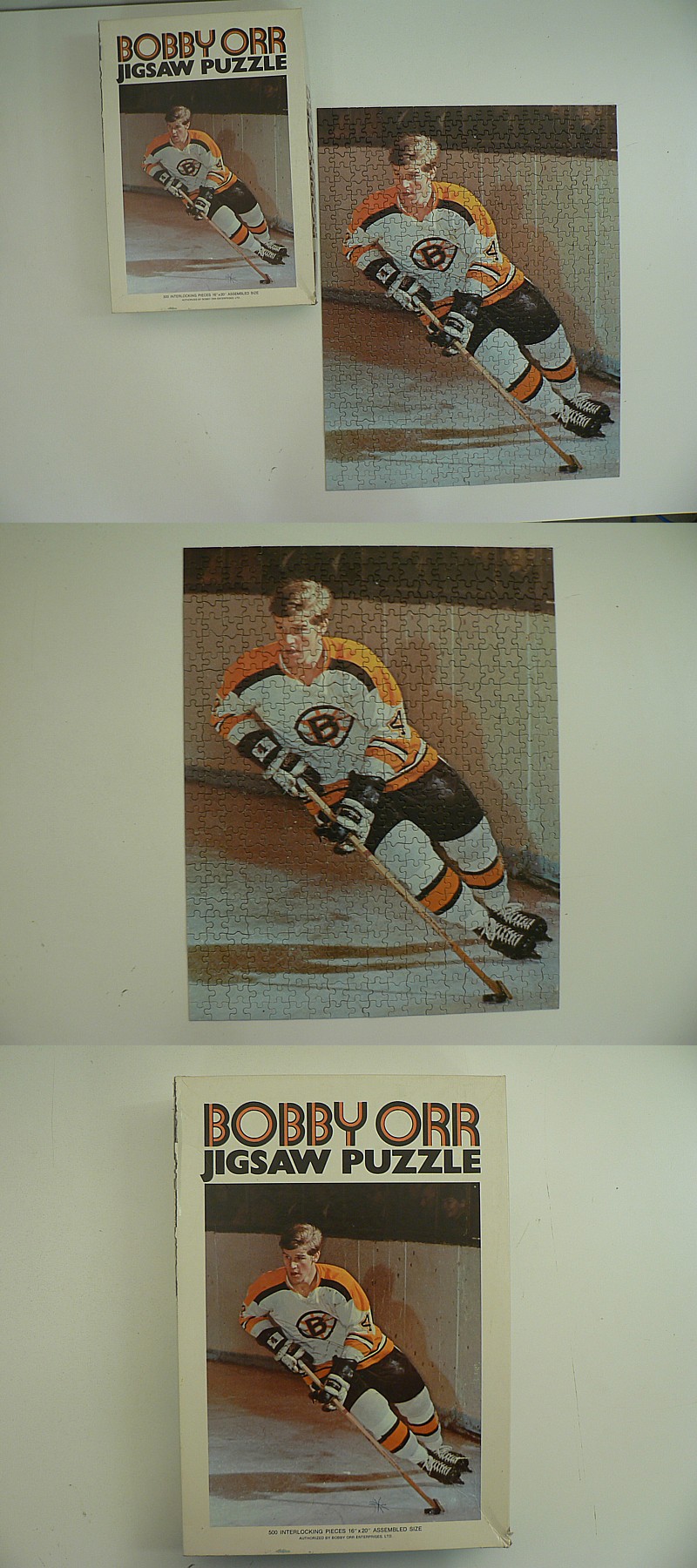 1970 JIGSAW BOBBY ORR PUZZLE & BOX photo