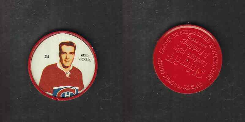 1960-61 SHIRRIFF HOCKEY COIN #34 H. RICHARD photo