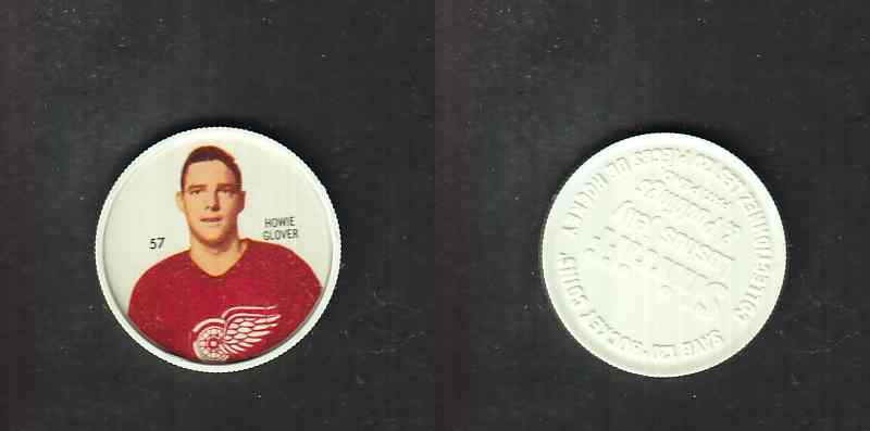 1960-61 SHIRRIFF HOCKEY COIN #57 H. GLOVER photo