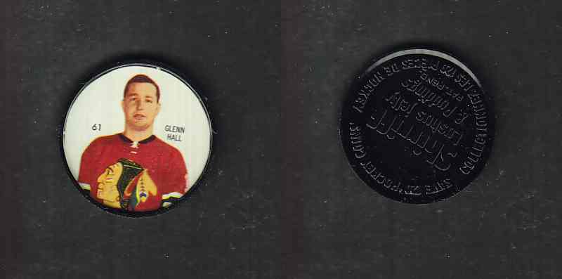 1960-61 SHIRRIFF HOCKEY COIN #61 G. HALL photo