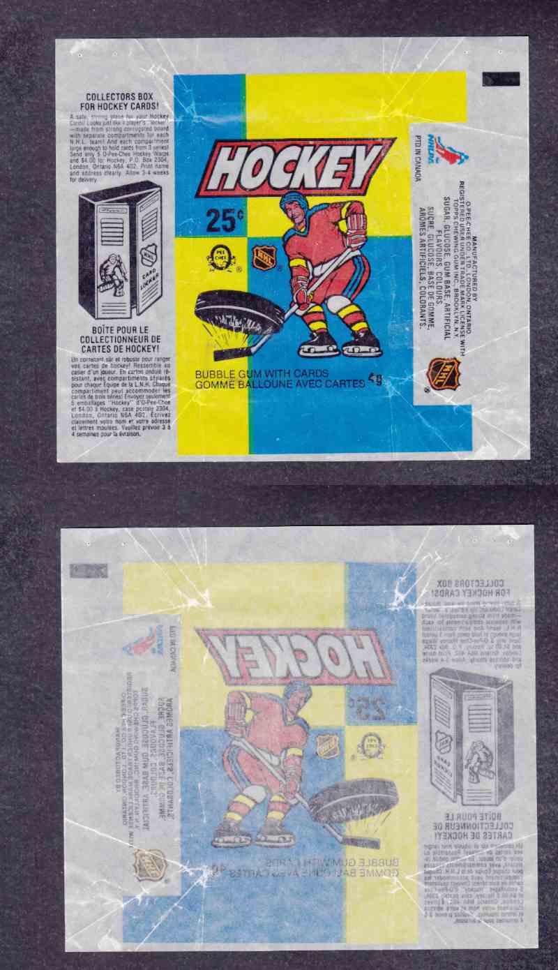 1983-84 O-P-C HOCKEY CARD WRAPPER photo