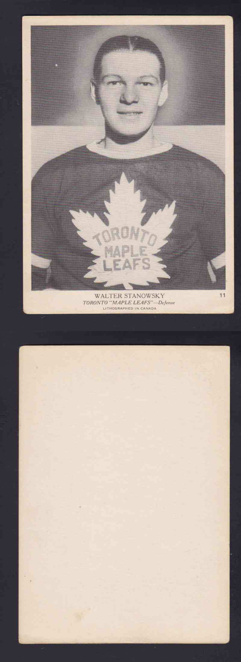 1939-40 O-PEE-CHEE HOCKEY CARD W. STANOWSKY photo