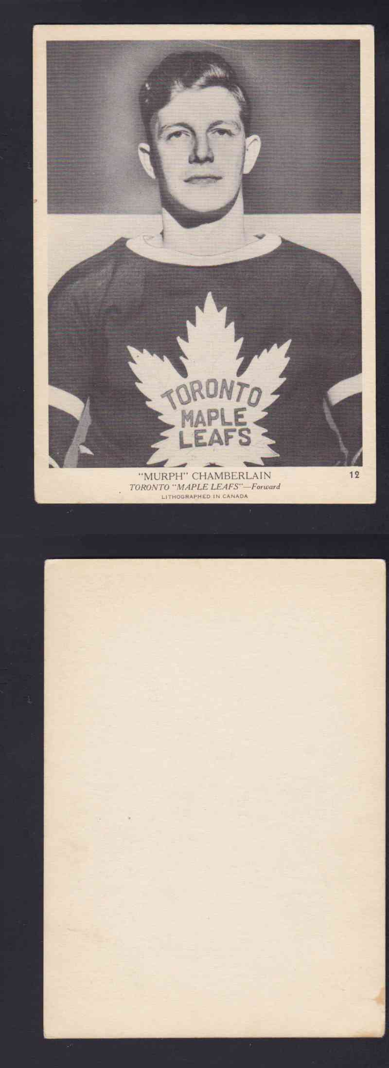 1939-40 O-PEE-CHEE HOCKEY CARD ''MURPH'' CHAMBERLAIN photo