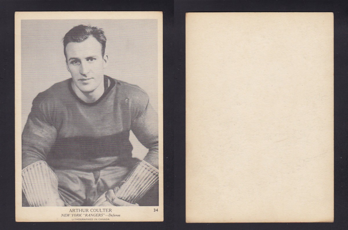 1939-40 O-PEE-CHEE HOCKEY CARD A. COULTER photo