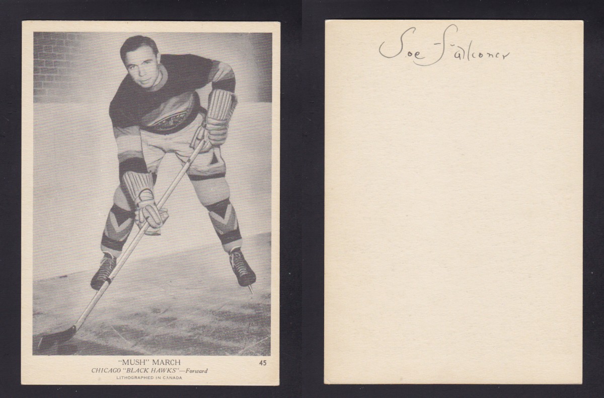 1939-40 O-PEE-CHEE HOCKEY CARD ''MUSH'' MARCH photo