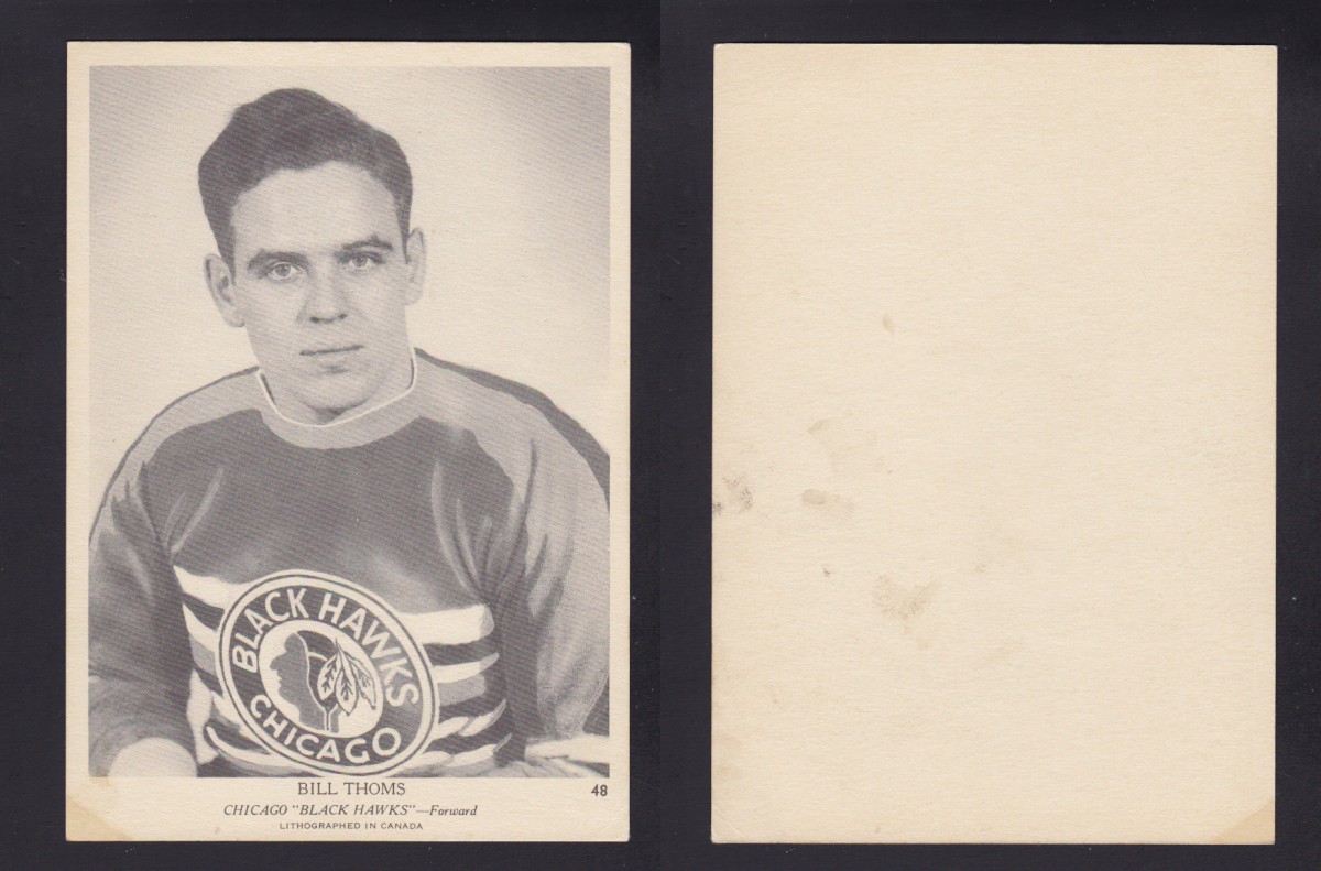 1939-40 O-PEE-CHEE HOCKEY CARD B. THOMS photo