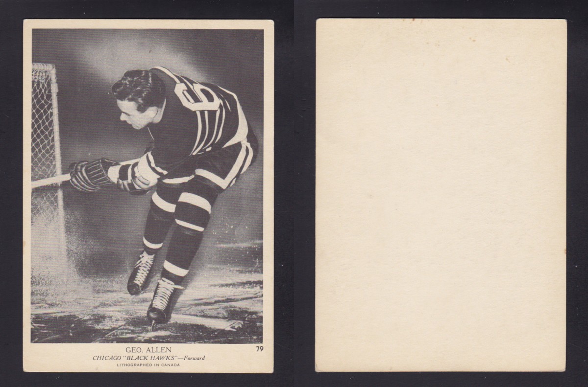 1939-40 O-PEE-CHEE HOCKEY CARD G. ALLEN photo