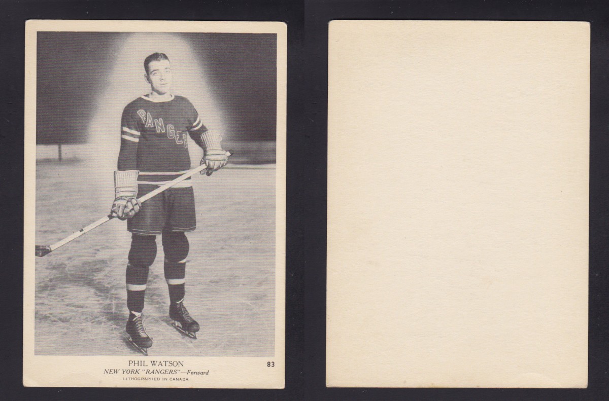 1939-40 O-PEE-CHEE HOCKEY CARD P. WATSON photo