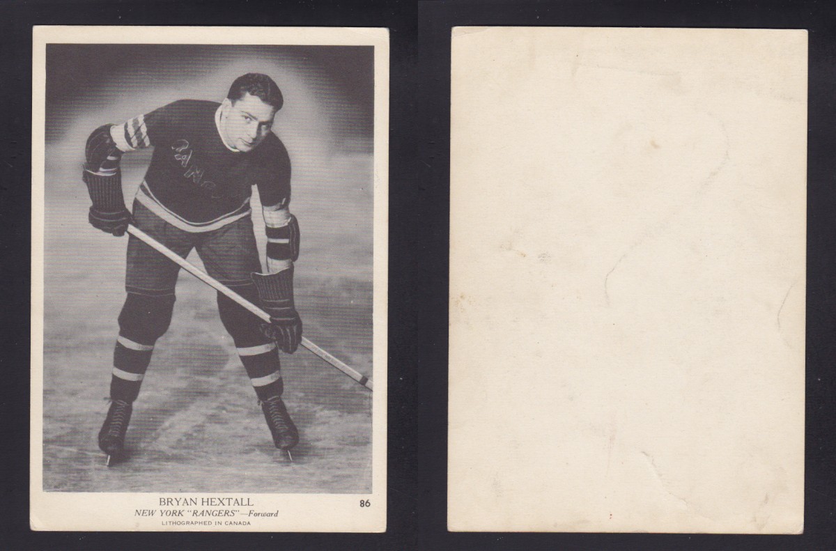 1939-40 O-PEE-CHEE HOCKEY CARD B. HEXTALL photo