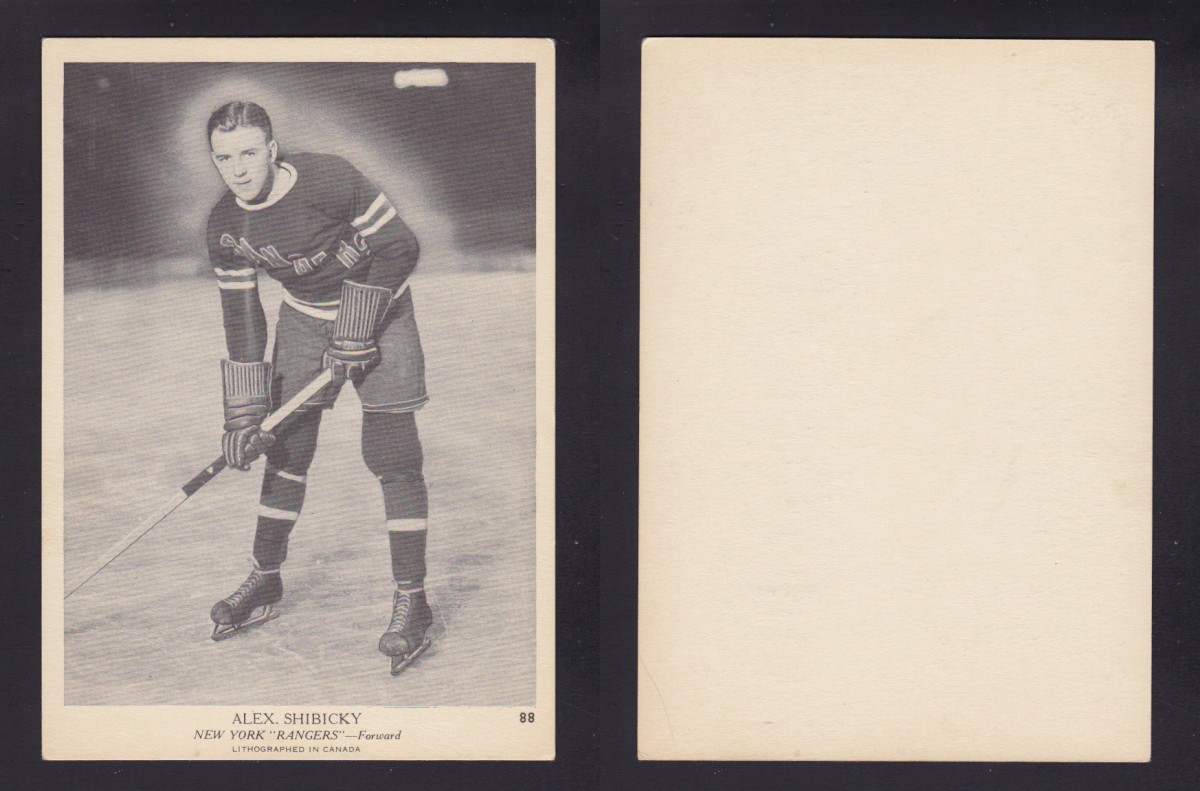 1939-40 O-PEE-CHEE HOCKEY CARD A. SHIBICKY photo