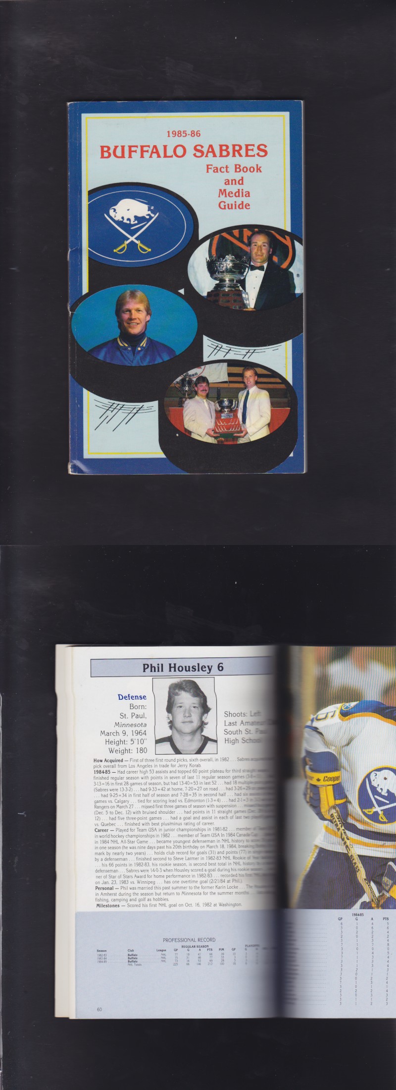 1985-86 BUFFALO SABRES YEARBOOK photo