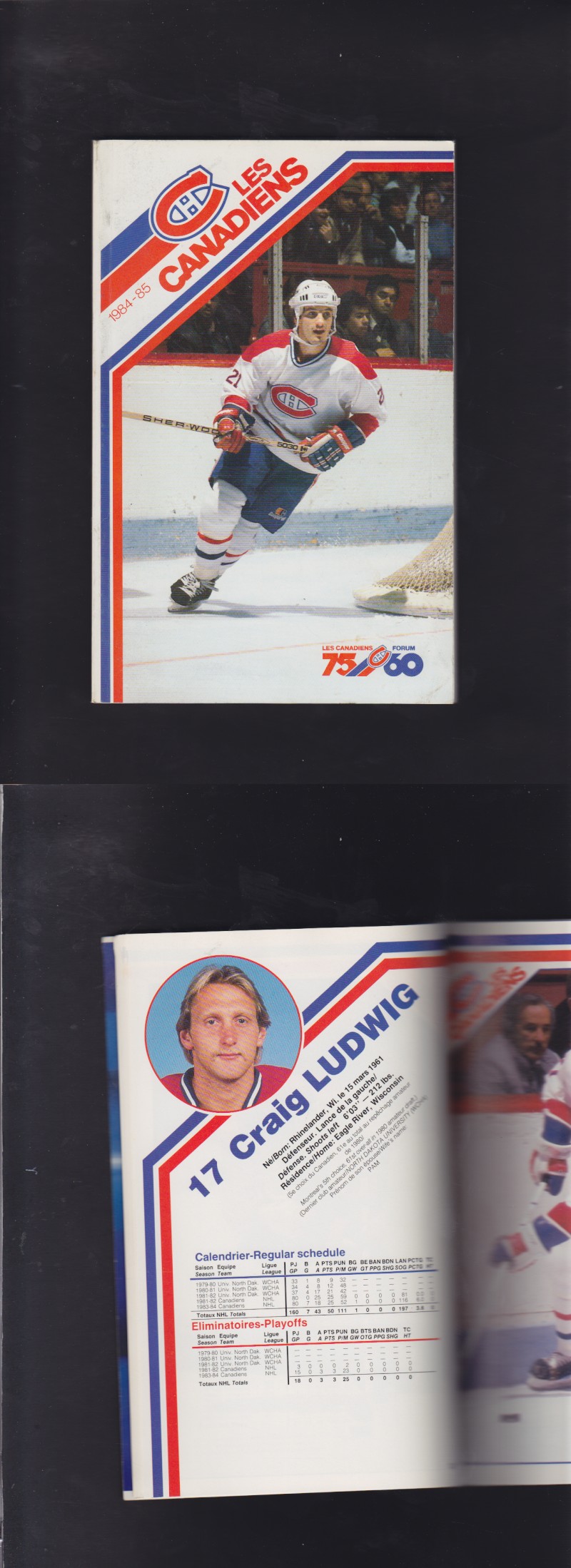 1984-85 MONTREAL CANADIENS YEARBOOK photo